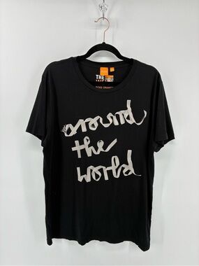 BOSS ORANGE Black 'Love Around the World' Tee